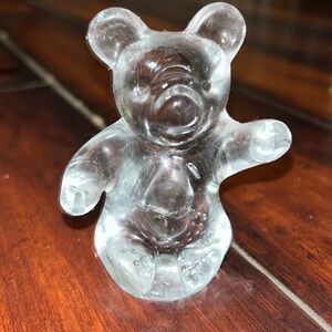 Vintage glass bear